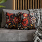 Boho Chic Floral Pillow Cover – Bold Indoor Decor | Spun Polyester Square Pillowcase | Decorative floral pillow