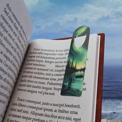 Serene Northern Lights Bookmark – A Captivating Addition for Nature Lovers!