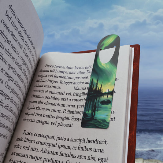 Serene Northern Lights Bookmark – A Captivating Addition for Nature Lovers!