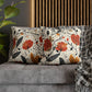 Autumn Bloom Pillow Cover – Cozy Up Your Space with Warm Floral Decor! Spun Polyester Square Pillowcase