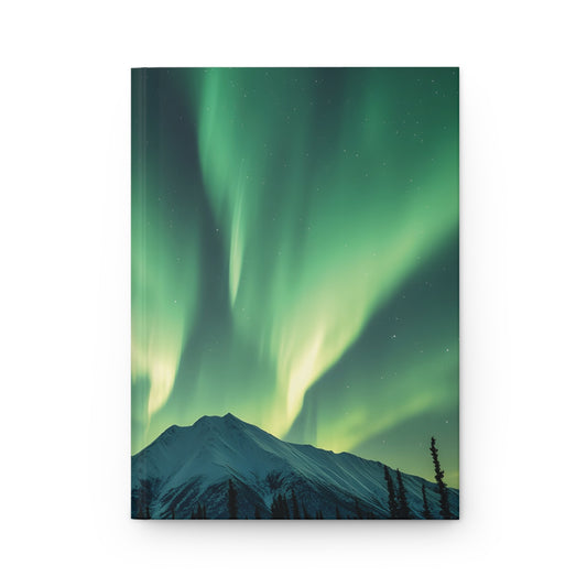 Northern Lights Hardcover Journal – Capture Your Thoughts Beneath the Stars, Hardcover Journal Matte