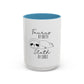 Taurus by Birth Sloth by Choice Accented Ceramic Mug | Available in 11oz and 15oz | Perfect for Coffee & Tea Lovers