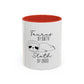 Taurus by Birth Sloth by Choice Accented Ceramic Mug | Available in 11oz and 15oz | Perfect for Coffee & Tea Lovers