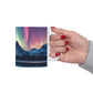 Aurora Borealis Ceramic Mug 11oz, Northern Lights, Dancing lights, Yukon, Alaska, Iceland, Scandinavia, Norway, Nature, Natural, Mountains