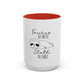 Taurus by Birth Sloth by Choice Accented Ceramic Mug | Available in 11oz and 15oz | Perfect for Coffee & Tea Lovers