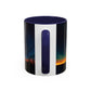 Aurora Borealis Accent Mug | Northern Lights Landscape Mug