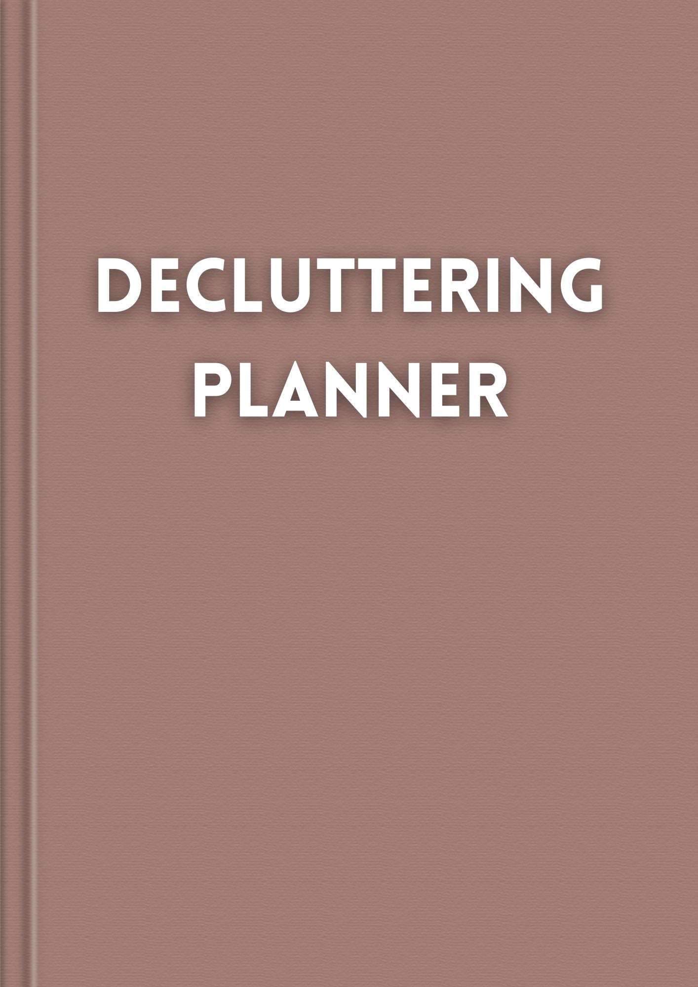 Printable Decluttering Planner