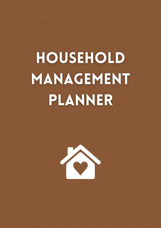 Printable Household Management Planner