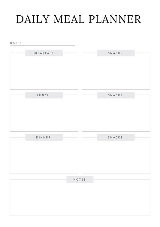 Printable Meal Planner